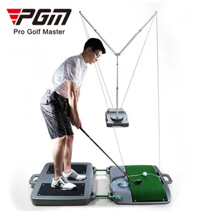 PGMHL003工場価格特許ポータブルボールはゴルフスイングトレーナーを自動的に返します