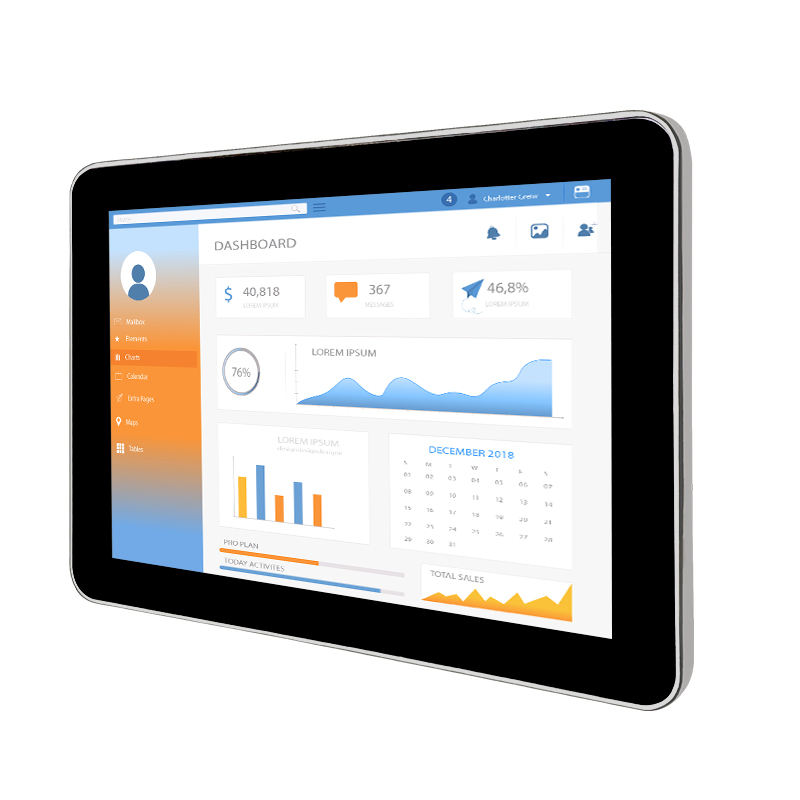 Wholesale 9.7 Inch PCAP Industrial LCD Monitor Capacitive Touch USB IPS HD-MI VGA BNC Input EEIT VESA Mount XP/7/8 Kiosk