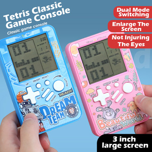Console di <span class=keywords><strong>Gioco</strong></span> Portatile Disponibile in Diversi <span class=keywords><strong>Colori</strong></span>, <span class=keywords><strong>Gioco</strong></span> di Costruzioni con Schermo Grande, Giocattolo Educativo per Bambini, Regalo - Product Image 5