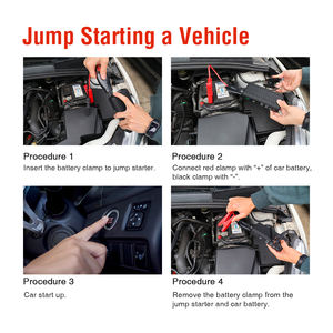 Đa chức năng ngân hàng điện với Type-C sạc xuất hiện nhảy khởi động 1000mAh <span class=keywords><strong>mini</strong></span> xe nhảy khởi động 1000A Xe pin - Product Image 6