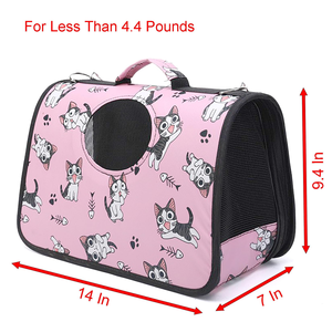 Hands-Free Pet Carrier Sling Bag: Portable & Comfortable Travel Backpack with Zipper, Multiple Sizes for <b>Cats</b> and Small Dogs - Product Image 2