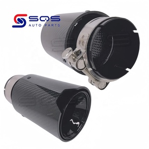 SQS Embout d'échappement bleu brûlé en carbone MP Performance de haute qualité 1 pièces pour <span class=keywords><strong>Bmw</strong></span> M5 M6 Embout de silencieux <span class=keywords><strong>M135i</strong></span> M235i Embouts d'échappement - Product Image 5