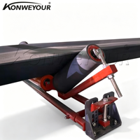 Galet de renvoi à faible friction à 3 rouleaux haute résistance ISO 1537 pour systèmes de convoyeurs à bande longue distance