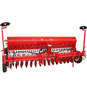 Agricultural 25 row no till disc wheat seeder with precision drilling