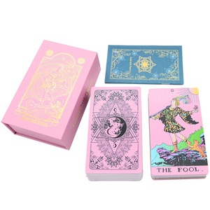 Juego de Cartas del Tarot Holográficas Láser Waite en Caja de Regalo, Cartas de Juego de PVC Plástico Impermeables al por Mayor para Adivinación y Juegos de Mesa - Product Image 5