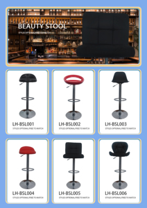 <strong>Bar</strong> <strong>Stool</strong> 360 Degree <strong>Bar</strong> Chair Kitchen Chairs Metal Black Seat Pub Coffee Chair Adjustable Height Leather Dinning <strong>Bar</strong> <strong>Stool</strong> - Product Image 4