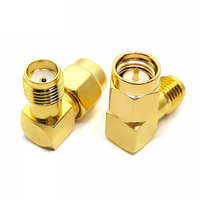 Approvisionnement d'usine SMA Type mâle femelle 90 degrés à Angle droit adaptateur RF prise Jack connecteurs coaxiaux (RF) convertisseur connecteur coudé