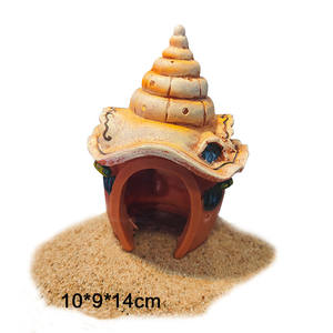 버섯 집 수족관 장식 게 숨김 수족관 및 액세서리 파인애플 집 물고기 탱크 수족관 - Product Image 2