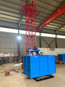 Elevador de Materiales para Construcción, Elevador de Materiales de Una Sola Cabina, Torre de Elevación de Materiales, Elevador de Construcción, Elevador de Materiales para Edificios <span class=keywords><strong>HTH</strong></span> - Product Image 2