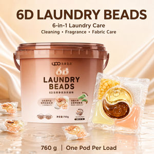 UPO Lifestyle 6D Perles de lessive 760g Capsules de lessive Parfum floral fruité Capsules de nettoyage en profondeur pour lave-linge automatique - Product Image 2