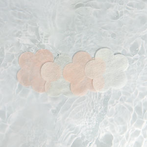 Disque de tonification semi-gel à texture unie en fibres végétales de camélia biodégradables, rafraîchissant et nettoyant doux et transparent - Product Image 1