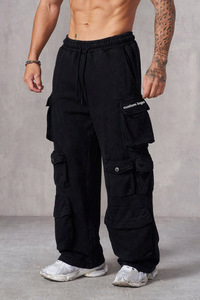 <span class=keywords><strong>Pantalones</strong></span> Deportivos de Gimnasio Personalizados al por Mayor para <span class=keywords><strong>Hombre</strong></span>, <span class=keywords><strong>Pantalones</strong></span> <span class=keywords><strong>Cargo</strong></span> de Tela Casual de Invierno con Estilo Lavado para <span class=keywords><strong>Trabajo</strong></span> y Entrenamiento al Aire Libre - Product Image 4