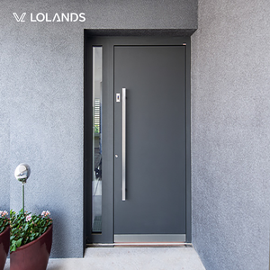 <span class=keywords><strong>Porte</strong></span> pivotante en alliage d'aluminium robuste avec serrure intelligente, prévention des incendies, design moderne pour villa, hôtel, sécurité extérieure - Product Image 3