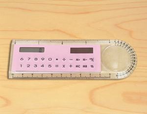 Promotional Gift電卓Plastic Material Magnification 10CM Transparent Ruler <span class=keywords><strong>Calculator</strong></span> 8桁ファンシーデザイン - Product Image 6