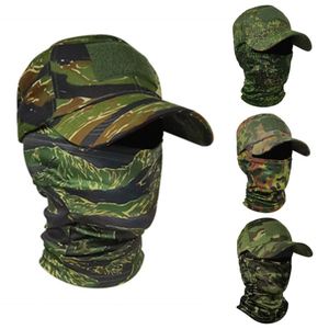 2PCS Outdoor Dustproof <b>Scarf</b> Integrated <b>Hat</b> Camouflage Breathable Suitable for Sports Fishing, Hiking, Outdoor Sun protection - Product Image 2