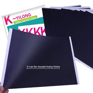 Papier transfert thermique jetable format A4 pour <span class=keywords><strong>tatouage</strong></span>, feuilles <span class=keywords><strong>de</strong></span> copie <span class=keywords><strong>de</strong></span> pochoirs, fournitures essentielles pour maquillage permanent - Product Image 2