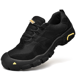 Chaussures de sport, de randonnée, d'été, de travail, d'entraînement, de course et tactiques DFS0729 en stock, noires, kaki, vertes, avec empeigne en mesh - Product Image 2