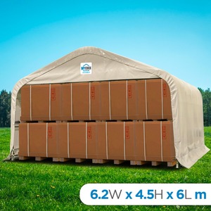 Tienda Arcum comercial personalizable de alta calidad, refugio deportivo para exteriores, puerta corredera recubierta de PVC, función de protección UV a dos aguas - Product Image 2