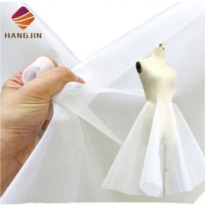 Tessuto <span class=keywords><strong>in</strong></span> rete rigida 40D rinforzato, antistrappo, 100% nylon, ecologico, per corsetti e abiti da sposa - Product Image 1