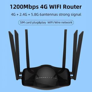 Eurasian Edition 4G LTE 1200Mbps routeur sans fil intérieur double bande emplacement pour carte Sim 4 * LAN 1 * fonction de pare-feu WAN pour 2.4G - Product Image 4
