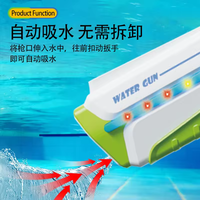 Pistol Air Semprot Air DEFA Electric Super Soaker 2024 Kapasitas Besar Plastik Ringan Mainan Musim Panas Luar Ruangan untuk Anak-Anak