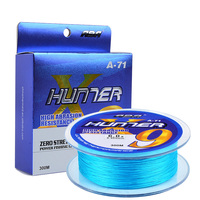 ABA revêtement super lisse surface 9 brins PE tressé couleur revêtement ligne de pêche