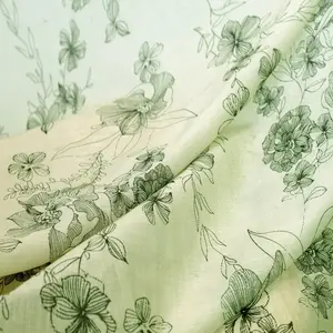 Y6030 # tela de moda flor impresión Digital Tencel Lyocell tela transpirable Tencel mezcla tela de poliéster en venta
