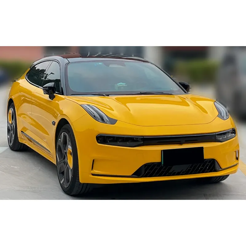 Toptan araba Pet ayçiçeği sarı renkli otomatik vücut vinil araç kaplama rulo özel parlak araba sarma filmi