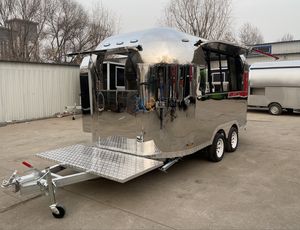 Wholesale Price Cater Ice Cream Mobile Food Trucks Mobile <b>Kitchen</b> Fast Food Truck Trailers With Wheels for Sale - Product Image 2