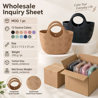Sac à main EVA 32,5x11,5x21cm, fourre-tout de rangement étanche, coloré, avec breloques DIY, pour femme, décontracté, plage, voyage, usage quotidien, vente en gros