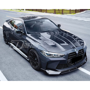 ฝากระโปรงคาร์บอนไฟเบอร์แบบมีช่องระบายอากาศรุ่นใหม่ CMST สำหรับ BMW G80 G81 M3 G82 G83 M4 ปี 2020-2024 สีดำ ป้องกันรังสียูวี - Product Image 3