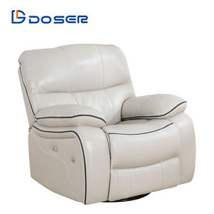 Ghế sofa thư giãn đơn bọc da kiểu Bắc Âu, có thể điều chỉnh điện, chất liệu da cao cấp thoáng khí, dành cho phòng khách. - Product Image 1