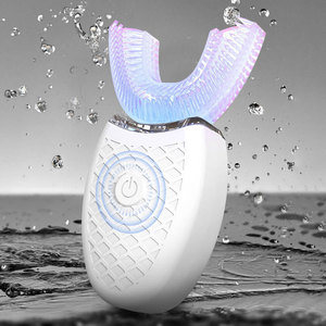 Spazzolino sonico professionale a forma di U per la cura dentale, 3 modalità di pulizia profonda, servizio impermeabile IPX7 per hotel e uso domestico - Product Image 1