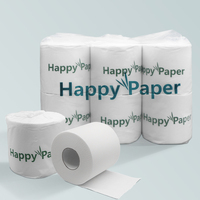 Papier toilette jetable en rouleaux jumbo, doux, biodégradable, en pâte de bois, sûr pour les fosses septiques, personnalisable OEM, vente en gros