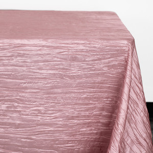 Crinkled Polyester <strong>Table</strong> <strong>Cloths</strong> 60*102inch Rectangle Taffeta Tablecloths for Wedding Events - Product Image 5