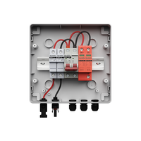 Boîtier de Combinaison Solaire IP65 Haute Qualité 500V 1000V 1 Entrée 1 Sortie pour Système de Panneaux Solaires