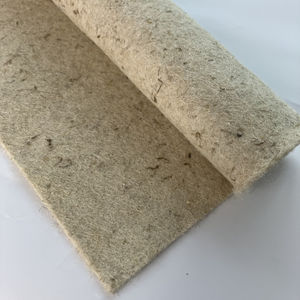 Feuille de tissu de feutre non tissé de laine composite de fibre de jute naturelle organique dégradable OEM ODM pour la doublure et le tissu de base - Product Image 4