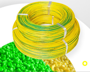 สายไฟรถยนต์แบบบางลดราคาจากโรงงาน สายดินสีเหลืองและสีเขียว - Product Image 2