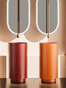 <span class=keywords><strong>Lavabo</strong></span> Colonne Cylindrique Moderne de Luxe <span class=keywords><strong>pour</strong></span> Hôtel, Modèle Hot Explosions, à Poser au Sol - Product Image 3