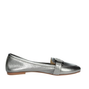 Scarpe basse da donna antracite 160499 comode pantofole a punta Casual per chiusura sottoveste morbida in PU autunnale - Product Image 4