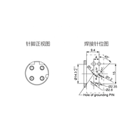 Connecteurs Femelles Marvtech Automatisation Industrielle PC Industriel Écran LVDS Supports de Panneaux Pièces de Valve IP67 M12 Code D Montage sur Panneau
