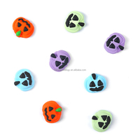 Décorations de glaçage 3D en forme de citrouille, 4 couleurs effrayantes pour Halloween, bonbons, décorations de glaçage Royal, glaçage en pâte de sucre, Fondant pour gâteau de fête
