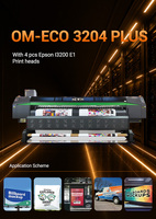 Impresora de Inyección de Tinta Eco-Solvente Automática Universal NEWIN para Cabezal de Impresión I3200, 3.2m CMYK, 1 Año de Garantía para Imprentas