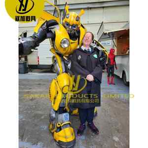 Diseño de alta calidad Led disfraz <span class=keywords><strong>Robot</strong></span> Cosplay Led usable Bumble <span class=keywords><strong>Bee</strong></span> disfraz Artificial transformador <span class=keywords><strong>Robot</strong></span> usable para la venta - Product Image 3