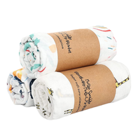 Super weiche Bio-Bambus-Baumwoll wickel Baby-Wickel decken Einfach verstellbare Neugeborene Mädchen Junge Decke Cartoon Home Picknick Reisen