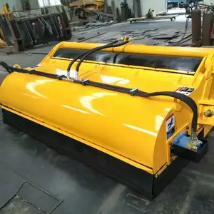 Road Maintenance Equipment Wheel Loader Hydraulic Power Pick Up Sweeper Broom With Bucket