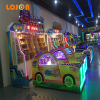 Parque de atracciones multijugadores que funciona con monedas de Feria de diversión comercial interior juego de reacción rápida máquina móvil