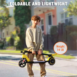 Simate S5 Mini Scooter 130W Kids Kick Go Scooter LED Strong Power Two <b>Wheels</b> Adult Drop <b>Ship</b> Popular - Product Image 4