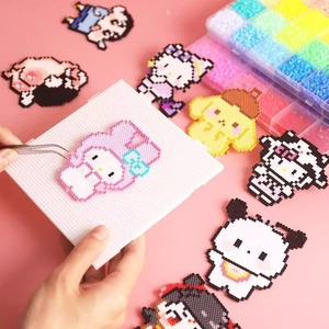 Kit de manualidades con cuentas Perler, kit completo de fusión 3D con código de colores Mard, con herramientas, papel para planchar, paquete de recarga para jóvenes de 15 a 35 años - Product Image 3