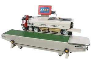 เครื่องซีลถุงฟอยล์อะลูมิเนียมแบบต่อเนื่อง เครื่องซีลถุงพลาสติกใส่อาหาร ถุงชา เครื่องซีลและพิมพ์วันที่อัตโนมัติ - Product Image 3